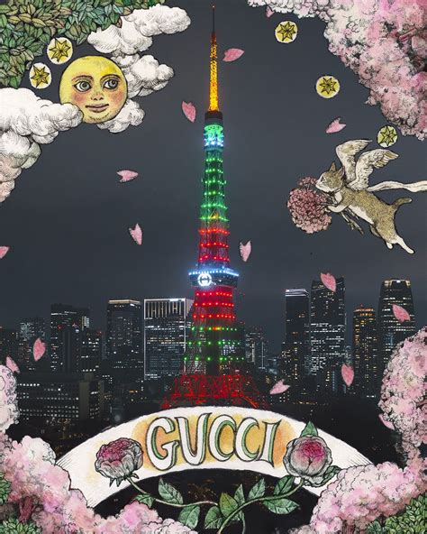 東京タワー gucci|「グッチ」が東京タワーをライトアップ！ ヒグチユ .